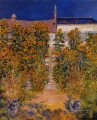 Le jardin de l artiste à Vetheuil Claude Monet